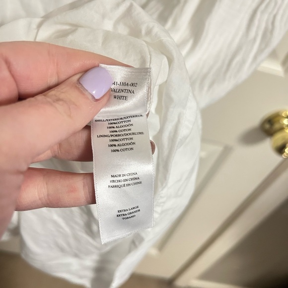 Rails Guazy Tiered Lined Dress In Valentina White Size XL - Picture 6 of 7